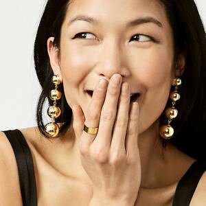 �y���������z�s�A�X�@�f�{�[���s�A�X�@�p�[�e�Bas de61318 lange kupferne kugel baumeln ohrringe 3 farben charme partei hochzei