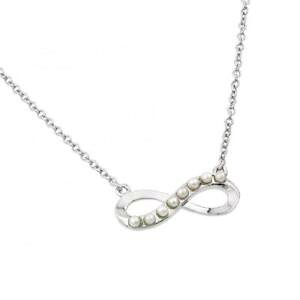 �y���������z�l�b�N���X�@�X�^�[�����O�V���o�[�l�b�N���X�y���_���gargent sterling collier winfinity pendentif perle