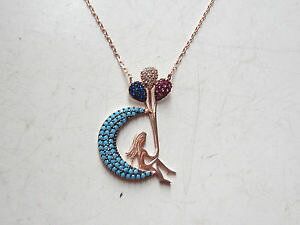 yzlbNX@Tt@CA^[RCYgRX^[OVo[hA[r[sNturquoise saphir rubis turque rose en argent sterling 925 porte bonheur lune