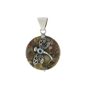 yzlbNX@X^[OVo[AWXgWXp[C`femmes en argent sterling 925 libellule amthyste jasper 38cm pendentif