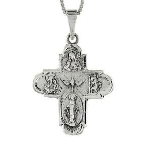 yzlbNX@X^[OVo[C[WNXy_gargent sterling croix crucifix pendentif avec en relief sainte images,457cm