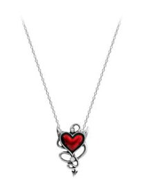 【送料無料】ネックレス　デビルハートネックレスペンダントalchemy pendentif en argent devil heart collier