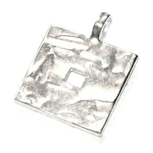 �y���������z�l�b�N���X�@���_�j�X�g�y���_���g�X�N�G�Abiche de bere pendentif moderniste plaqu argent carr bijou pendant