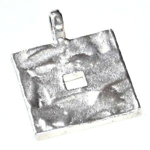 �y���������z�l�b�N���X�@���_�j�X�g�y���_���g�X�N�G�Abiche de bere pendentif moderniste plaqu argent carr bijou pendant