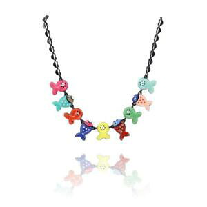 �y���������z�l�b�N���X�@�t�@�~���[�N�����v�R���N�V����lol bijoux collier famille poissons multicolore collection t 2018
