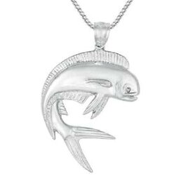 【送料無料】ネックレス　スターリングシルバーマヒアメリカボックスイタリア40g argent sterling mahi pche pendentif,fait aux usa,457cm italien bote