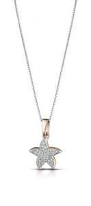 �y���������z�l�b�N���X�@�A���W�F���g�X�����t�X�L�[collana montenapoleone mc036 argento 925 stella ros swarovski star fiv