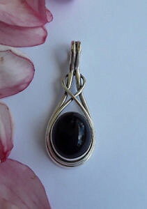 �y���������z�l�b�N���X�@�y���_���g�r���e�[�W���[�h�A���W�X�gagnes creations beau pendentif femme vintage mode argent 925 orn amthyste