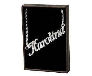�y���������z�l�b�N���X�@�l�b�N���X���[�h�N���X�}�Xnom colliers karolina 18k plaqu or mode fait sur mesure cadeau nol