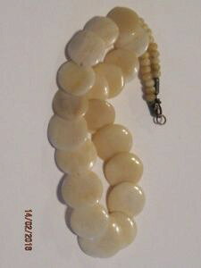 �y���������z�l�b�N���X�@�N�����vancien collier perles dos 50 cm