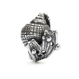 �y���������z�l�b�N���X�@�I���W�i���V���o�[�R���`authentic trollbeads original silver hiding conch tagbe10196 conchiglia
