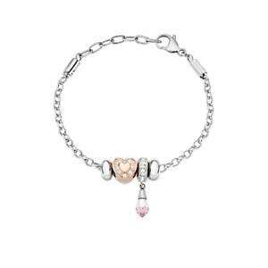 �y���������z�l�b�N���X�@�N�I�[���X�����t�X�L�[bracciale donna morellato drops scz785 acciaio charms cuore ros swarovski