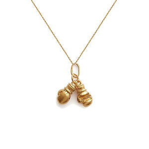 yzlbNX@{NVOO[ulot pendentif gants de boxe plaqu or 18ct neuf longueur au choix 45cm ou 50cm