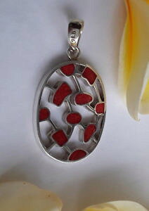 �y���������z�l�b�N���X�@�V���o�[�r���e�[�W�y���_���g�R�[�����f�U�C��agnes creations beau pendentif vintage en argent 925 amp; design corail gorgone