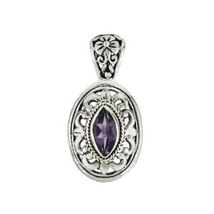 yzlbNX@X^[OVo[AWXgC`femmes en argent sterling 925 marquise amthyste oxyd 38cm pendentif