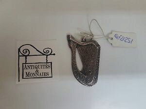 �y���������z�l�b�N���X�@�V���o�[�y���_���g�V���o�[�}�b�V�t�n�[�vpendentif argent massif silver toul hoot harpe instrument musique ref21251
