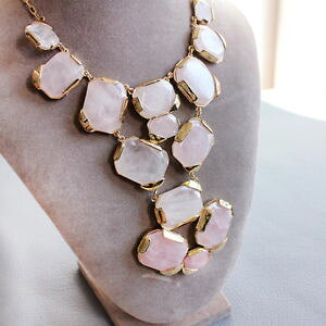 yzlbNX@NbvsNNH[cA[fRcollier gros pendantif dor gerometrique quartz rose rectangle art deco qt13