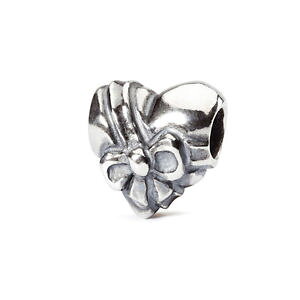 yzlbNX@AY[authentic trollbeads fiocco damore tagbe20064 heart bow