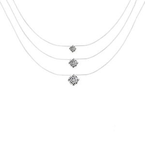 yzlbNX@lbNXXtXL[C[iCcollier cristal swarovski 3 rangs sur fil nylon longueur 35 70cm