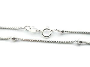 �y���������z�l�b�N���X�@���g�A���W�F���g�R���p���[�j�f�B�C�^���Alotto 5 pz catenina argento 925 veneziana con pallini di 3 mm lunga 40 cm italy