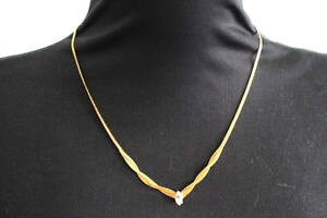 �y���������z�l�b�N���X�@�G�C�{���W���G���[�l�b�N���Xbijoux collier en metal dor par avon ref 220