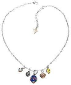 【送料無料】ネックレス　クリップクランプペンダントシルバーguess collier collier avec pendentif ubn11120 argent