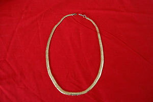 �y���������z�l�b�N���X�@���b�V��collier maille en mtal dor