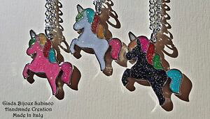 yzlbNX@x[ACfAKcollane artigianali bezel unicorno colorati iridescenti idea regalo natale
