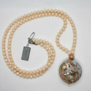 yzlbNX@xl`ARfBmpiTx[Wcollana antica murrina venezia con vetro di murano panna rosa beige coa76a03