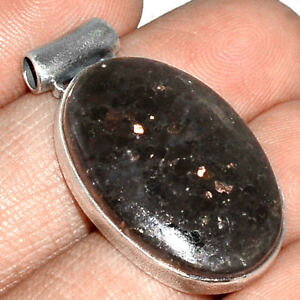 �y���������z�l�b�N���X�@�}�E���gpendentif nuummite vritable monture argent 925 rare ref 3715