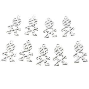 �y���������z�l�b�N���X�@�y���_���g���^���Z�b�g�u���X���b�g�l�b�N���X5set mixte pendentifs breloque mtal humaine pr bracelet collier 24mmx15mm