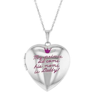�y���������z�l�b�N���X�@�v�����X�s���N�N���E�����_�C�����l�b�N���Xmon prince did venez rose couronne photo collier mdaillon coeur pour filles