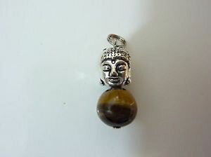 yzlbNX@y_g^CK[ACr[Ypendentif protection bouddha oeil de tigre perles 10mm longueur 2,7 cm