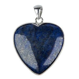 �y���������z�l�b�N���X�@���s�X�X���Y��5xpendentif pendant en lasurite lapis lazuli coeur 31mm n5s3