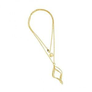 yzlbNX@collana lunga unoaerre 1ar exh19140 ottone dorata gold charm pendente donna