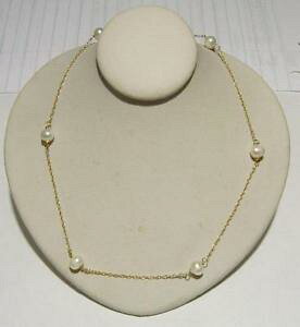 �y���������z�l�b�N���X�@�\���b�h�S�[���h�l�b�N���Xtout nouveau 14k or massif 7 collier de perles