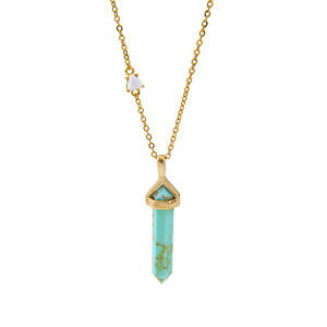 yzlbNX@S[fJ[~O^[RCYGXjbNRcollier dor mi long turquoise colonne ethnique simple fin original ddz2