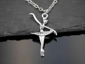 【送料無料】ネックレス　バレリーナバレエダンスカラーmagnifique collier avec ballerina pendentif ballet danser tnzerin argent