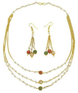 yzlbNX@J[S[hWG[lbNXCOGXjbNZbgp[eBcouleur or perles 2pc collier bijoux boucles dforeilles set ethnique party