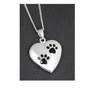 �y���������z�l�b�N���X�@�W���G���[�l�b�N���X�y���_���g���_�C����equilibrium argent empreintes de pattes collier bijoux mdaillon pendentif