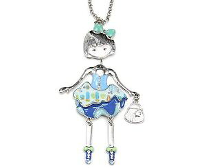 �y���������z�l�b�N���X�@�y���_���g�l�b�N���X�h���X���^��sp757e sautoir collier pendentif poupe articule femme robe bustier mtal