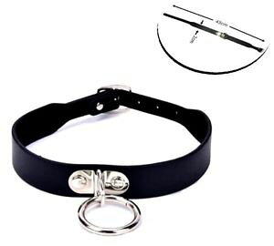 �y���������z�l�b�N���X�@�l�b�N���X�l�b�N���X�����O�u���P�b�g���[��collier collier esclaves rles similicuir collier avec anneau crochets