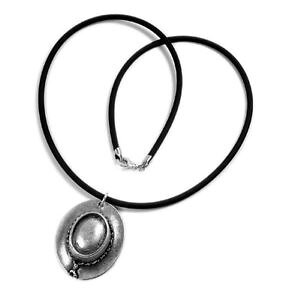 �y���������z�l�b�N���X�@�S���J���[minott collier en caoutchouc avec chapeau pendentif 21440