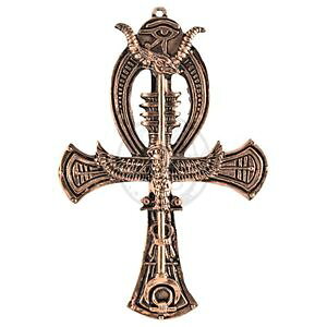 yzlbNX@ANzXCVXGWvgV{Avankh norme avec horus, isis amp; symboles gyptiens app13,4x8,3 cuivre optique