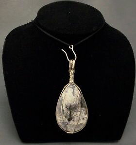 �y���������z�l�b�N���X�@�W���X�p�[�y���_���g�X�^�[�����O�V���o�[���^desparado jasper pendentif 171001 argent sterling recouvert de fil fer mta