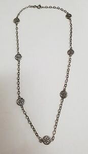 �y���������z�l�b�N���X�@�\���b�h�V���o�[�r���e�[�W�l�b�Ncollier ras de cou en argent massif vintage filigrane refm476