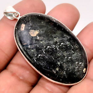 �y���������z�l�b�N���X�@�}�E���gpendentif nuummite vritable monture argent 925 rare ref 1323
