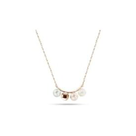 【送料無料】ネックレス　スワロフスキーcollana donna morellato lunae sadx01 acciaio perle bianche naturali swarovski