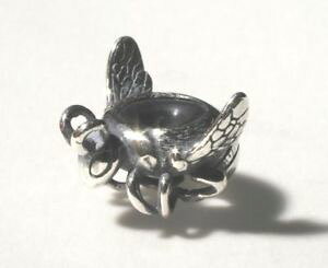 �y���������z�l�b�N���X�@�I���W�i���V���o�[�X�y�[�T�X�g�b�vauthentic trollbead original silver bumble bee spacer tagbe 40088 stop bombo