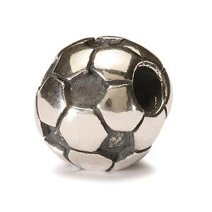 �y���������z�l�b�N���X�@�V���o�[�T�b�J�[�{�[���_authentic trollbead silver soccer ball tagbe50006 pallone da calcio